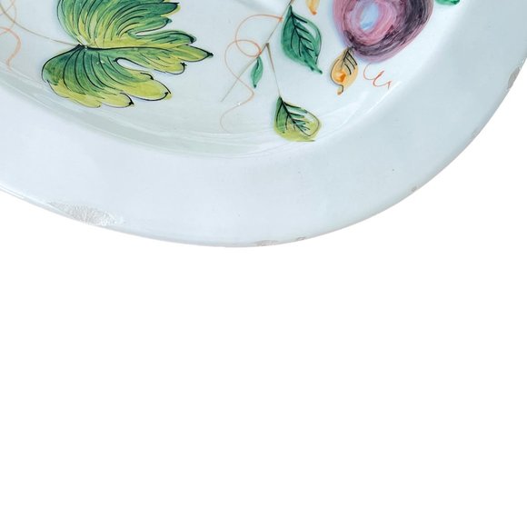 Vintage Italian Large Hand-Painted Platter by Nasco - Picture 8 of 11